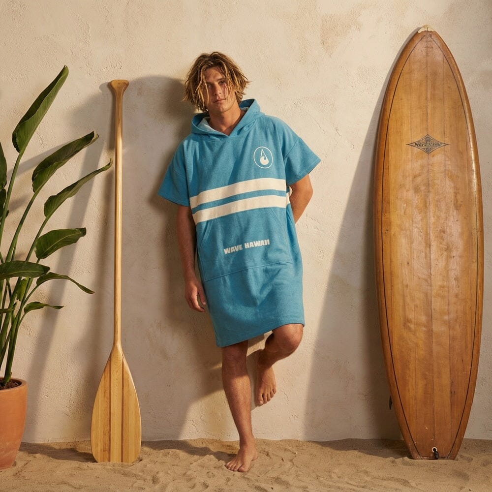 NatureLite Travel Poncho Stripes Blue