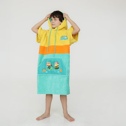 Minions Poncho, Baumwolle Velours