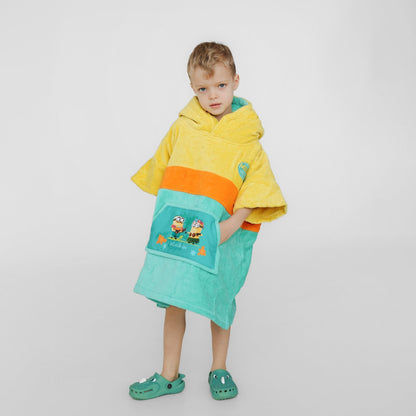 Minions Poncho, Baumwolle Velours